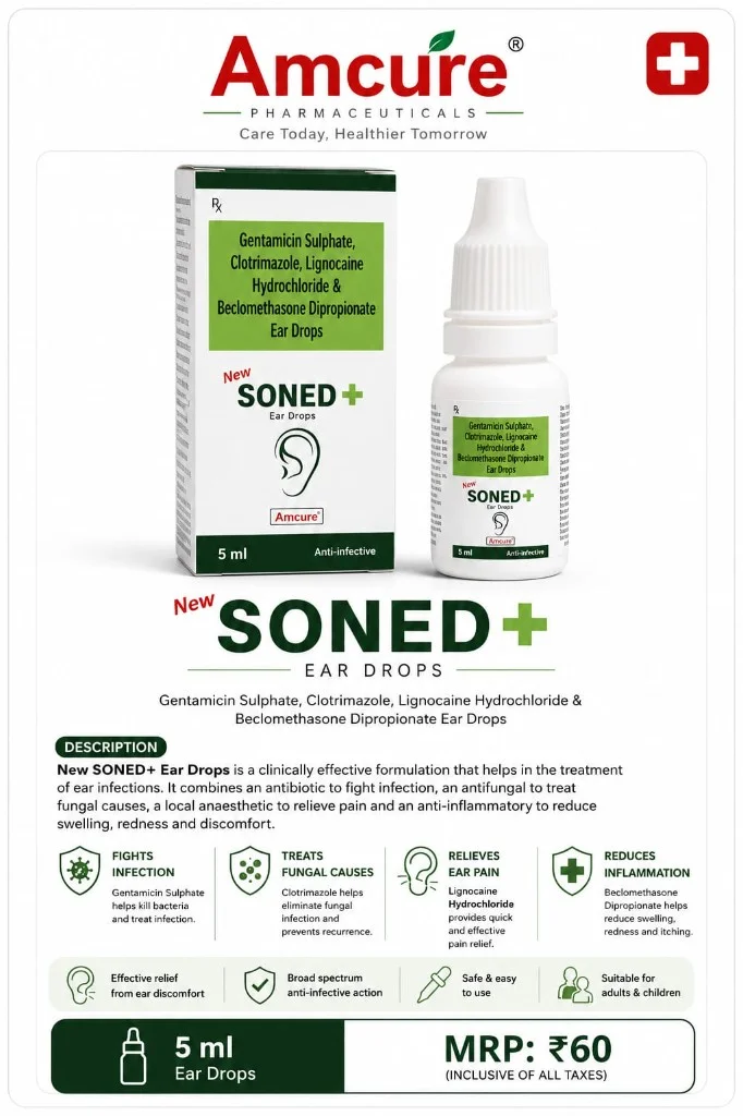 Soned+ Ear Drops